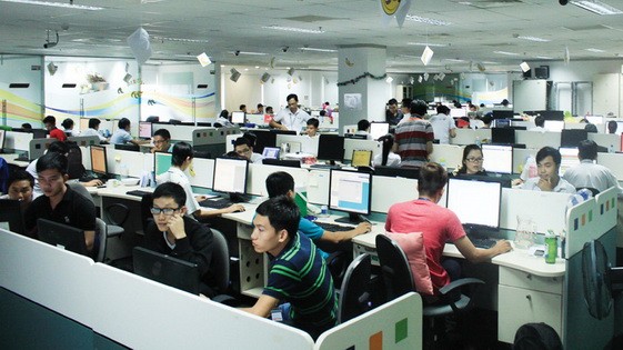 越南成為本地區軟件開發中心。（示意圖源：田升）