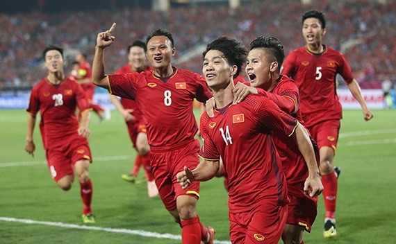越南男足國家隊。（圖源：互聯網）