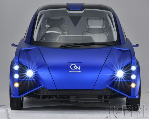 藍色 LED 材料驅動電動汽車。（圖源：互聯網）