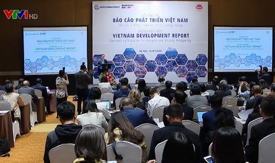 2019年“鏈接越南為共同繁榮與發展”越南發展報告現場。