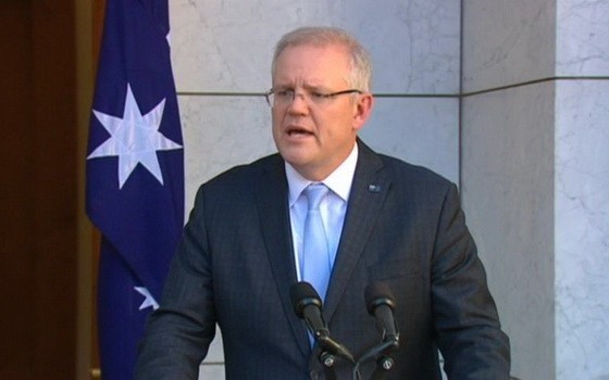 澳大利亞總理莫里森。（圖源：ABC News）