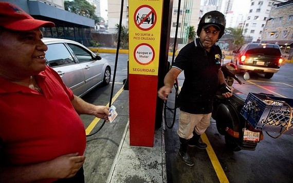 委內瑞拉政府從當地時間1日起全面調整汽油價格和分配機制。圖為委內瑞拉的一個加油站。（圖源：互聯網）