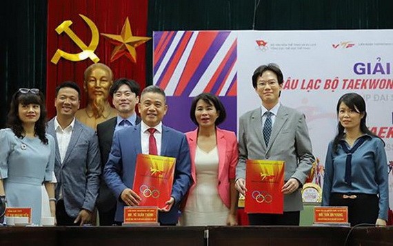 越南跆拳道聯合會公佈了與越南-韓國文化中心的合作協議。（圖源：互聯網）