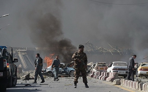 阿富汗喀布爾大學 2日發生恐怖襲擊事件，造成22人死亡，30多人受傷。（圖源：互聯網）
