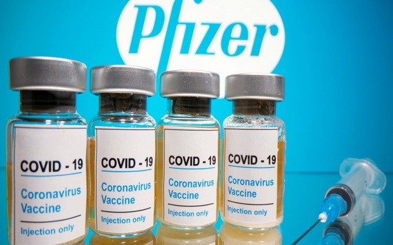輝瑞制藥公司研製的新冠病毒疫苗。（圖源：路透社）