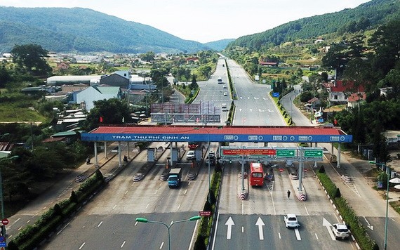 圖為聯姜-普仁高速公路定安自動收費站。（圖源：TTO）