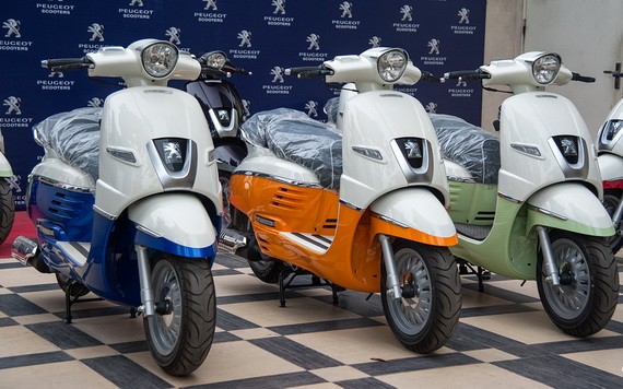 圖為 Peugeot Django高檔摩托車。（圖源：互聯網）