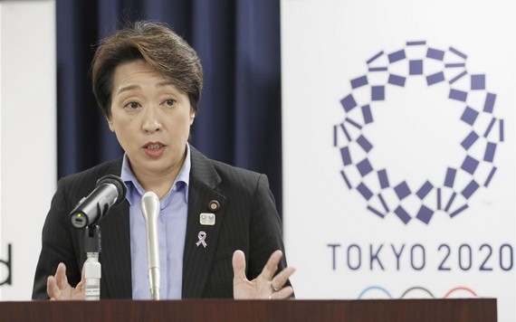現任日本奧運大臣的橋本聖子已經同意接替森喜朗，擔任東京奧組委主席一職。（圖源：共同社）