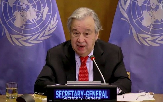 聯合國秘書長古特雷斯。（圖源：AP）