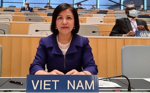 越南常駐聯合國代表團團長黎氏雪梅大使。（圖源：越通社）