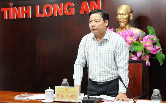 隆安省人委會副主席范晉和。（圖源：隆安報）