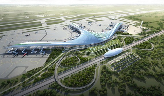 隆城機場總體設計圖。（圖源：ACV）