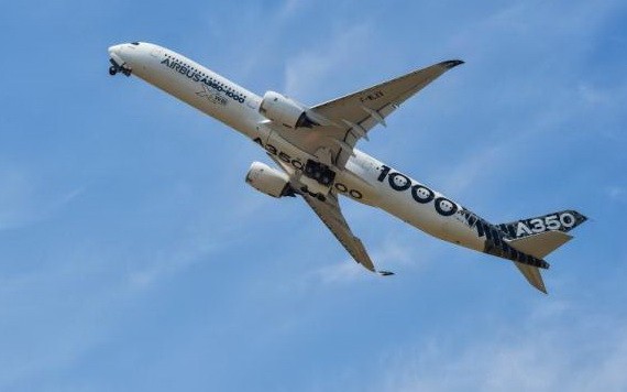 空客A350-1000飛機。（圖源：互聯網）