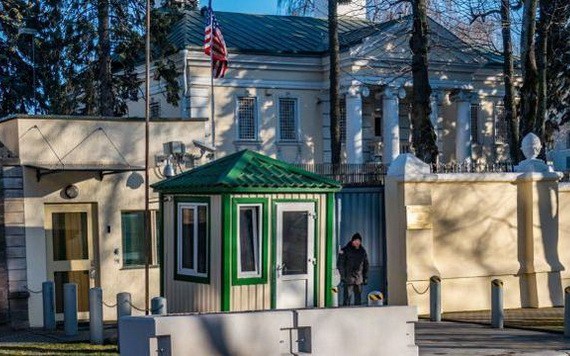 美國駐白俄羅斯大使館。（圖源：互聯網）
