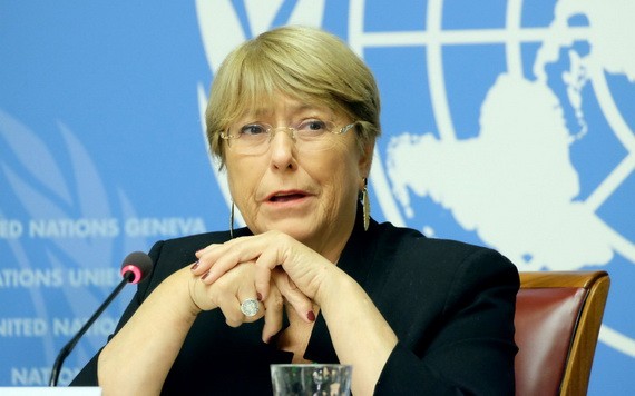 聯合國人權事務高級專員巴切萊特。（圖源：聯合國）