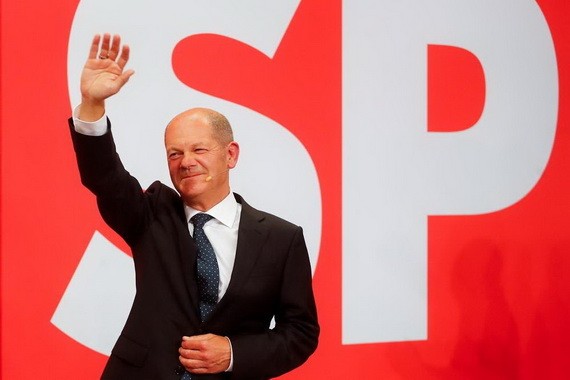 帶領社民黨贏得2021國會大選，朔爾茨有望成為新任德國總理。（圖源：路透社）