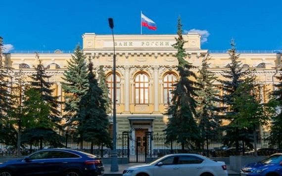 俄羅斯中央銀行一景。（圖源：Getty Images）