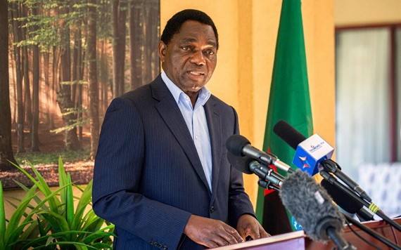 贊比亞共和國總統哈凱恩德‧希奇萊馬。（圖源：Getty Images）