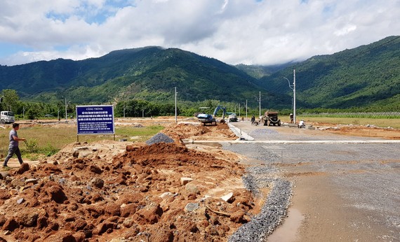Công trình tái định cư cho các hộ dân bị giải tỏa trong dự án đường cao tốc Bắc - Nam đoạn qua tỉnh Khánh Hòa