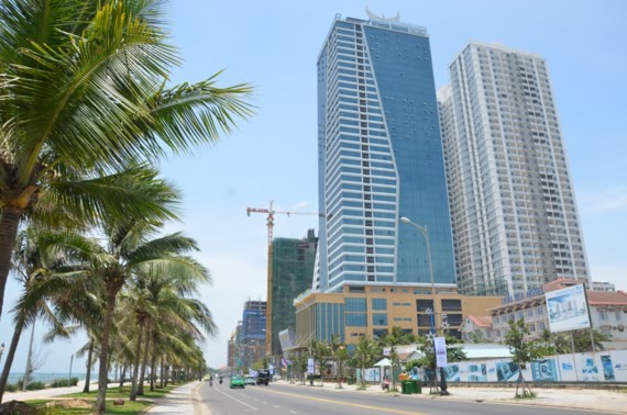 Muong Thanh hotel complex and Son Tra high class apartment block in Da Nang city (Photo: SGGP)