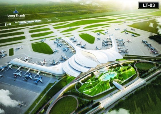 An artist’s impression of Long Thanh International Airport planned to be built in Dong Nai province