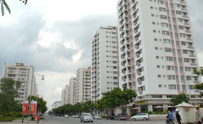 Apartment blocks in HCMC (Photo: SGGP)