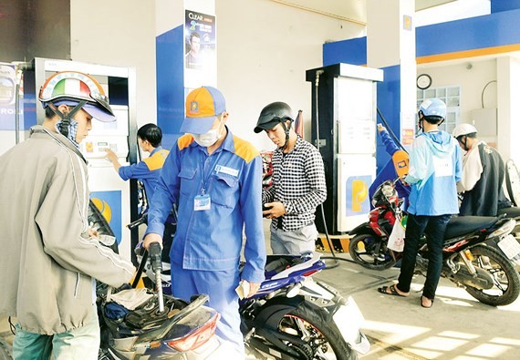 A filling station in HCMC (Photo: SGGP)