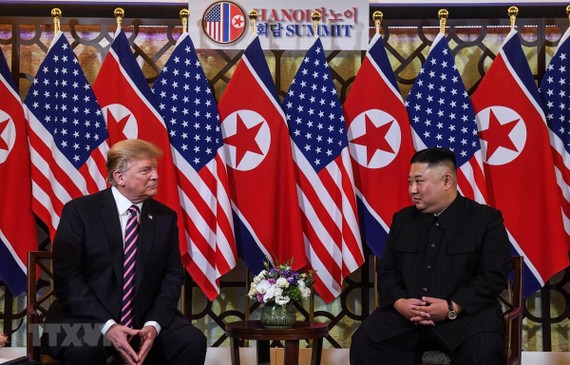 US President Donald Trump (L) and DPRK leader Kim Jong-un (Source: VNA) 