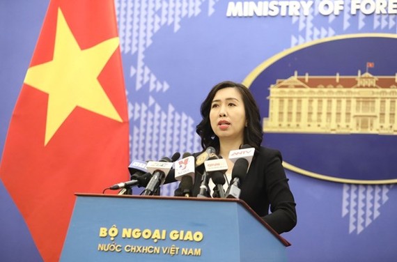Foreign Ministry spokeswoman Le Thi Thu Hang (Photo: VNA)