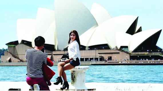 Australia hưởng lợi từ du khách nước ngoài