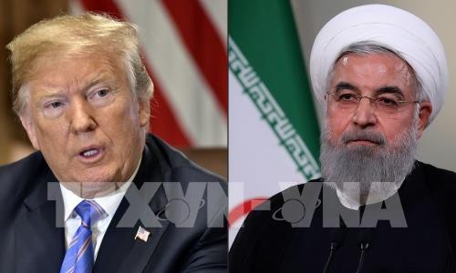 Tổng thống Mỹ Donald Trump (phải) và Tổng thống Iran Hassan Rouhani (phải). Ảnh: AFP/TTXVN