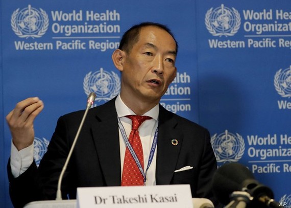Giám đốc WHO khu vực Tây Thái Bình Dương, ông Takeshi Kasai. Ảnh: Awarak