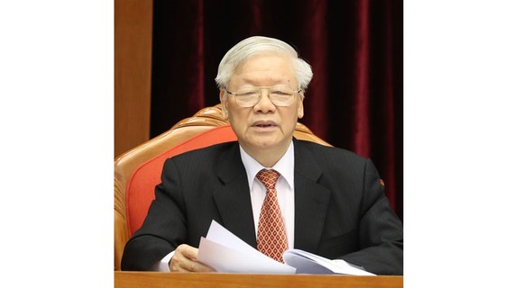 Tổng Bí thư, Chủ tịch nước Nguyễn Phú Trọng.  Ảnh: VIẾT CHUNG