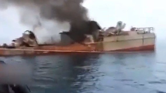 Tàu Konarak bị bắn nhầm