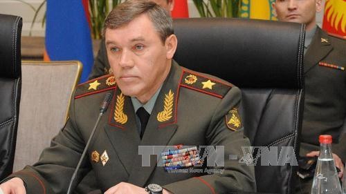 Tổng Tham mưu trưởng Các lực lượng vũ trang, Thứ trưởng Quốc phòng Nga Valery Gerasimov. Ảnh: Anadolu Agency/TTXVN