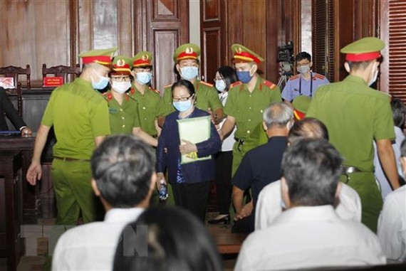 Bị cáo Dương Thị Bạch Diệp tại phiên tòa. Ảnh: TTXVN