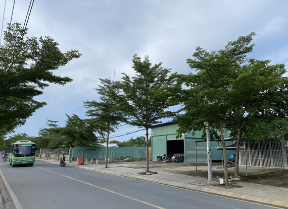 Mặt tiền đường Nguyễn Văn Tạo, từ cầu Hiệp Phước đến cầu Kênh Lộ,  hầu hết là nhà tạm, mái tôn vách tôn