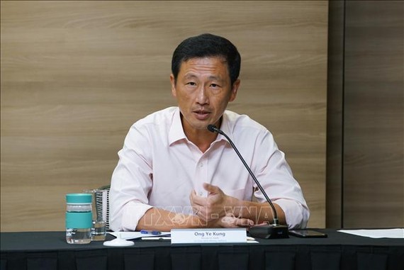 Bộ trưởng Y tế Singapore Ong Ye Kung. Ảnh: MCI/TTXVN