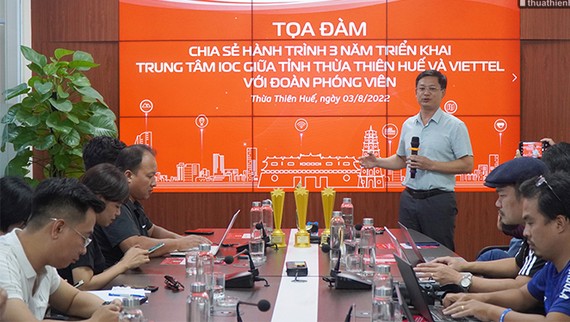 Phó Chủ tịch UBND tỉnh Thừa Thiên - Huế Nguyễn Thanh Bình chia sẻ tại buổi tọa đàm ​