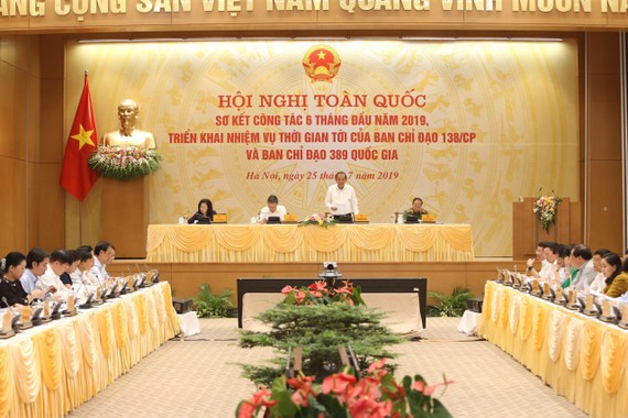 Phó Thủ tướng Thường trực Chính phủ Trương Hoà Bình phát biểu chỉ đạo tại Hội nghị. Ảnh: VGP