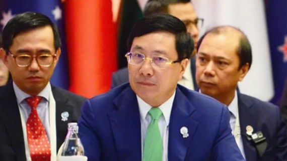 Phó thủ tướng, Bộ trưởng Ngoại giao Phạm Bình Minh dự hội nghị ở Bangkok, Thái Lan. Ảnh: TTXVN