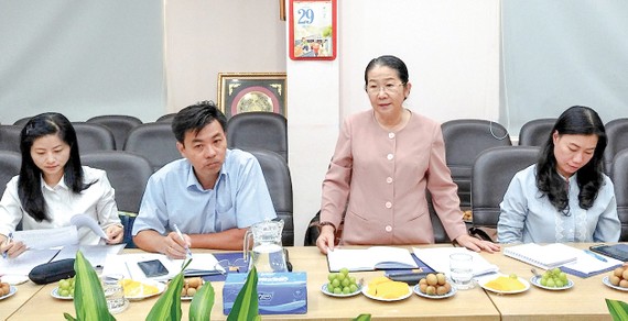  Phó Bí thư Thành ủy TPHCM Võ Thị Dung phát biểu tại buổi giám sát