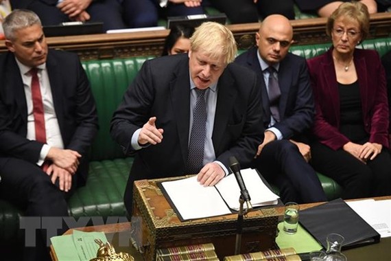 Đảng Bảo thủ của Thủ tướng Anh Boris Johnson đã mở rộng khoảng cách trước Công đảng đối lập. Nguồn: TTXVN
