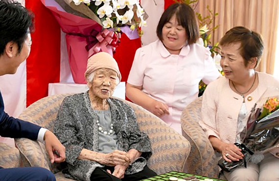 Cụ bà Kane Tanaka, người Nhật Bản, 116 tuổi