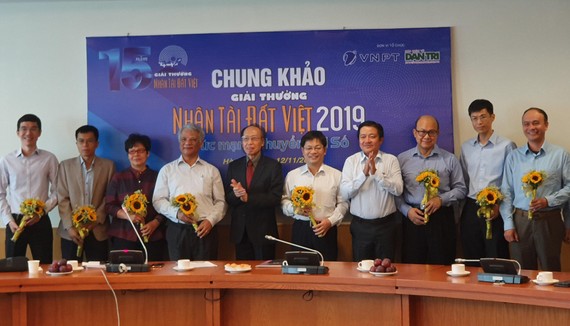 Lễ trao giải Nhân tài Đất Việt 2019. Ảnh: TTXVN