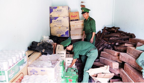 Bộ đội biên phòng Quảng Trị liên tục bắt giữ hàng loạt vụ buôn lậu Ảnh: NGUYỄN HOÀNG 