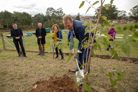 Chiến dịch trồng cây xanh tại Australia vừa khởi động tại thành phố Sydney. Ảnh: ECOVOICE 