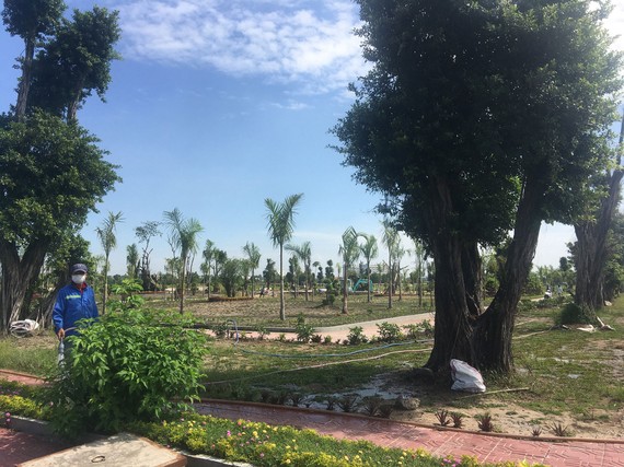 Công viên được xây dựng tại khu nhà ở Phú Quang