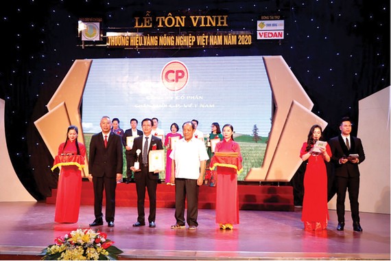 CPV nhận giải thưởng “Thương hiệu vàng Nông nghiệp Việt Nam 2020”