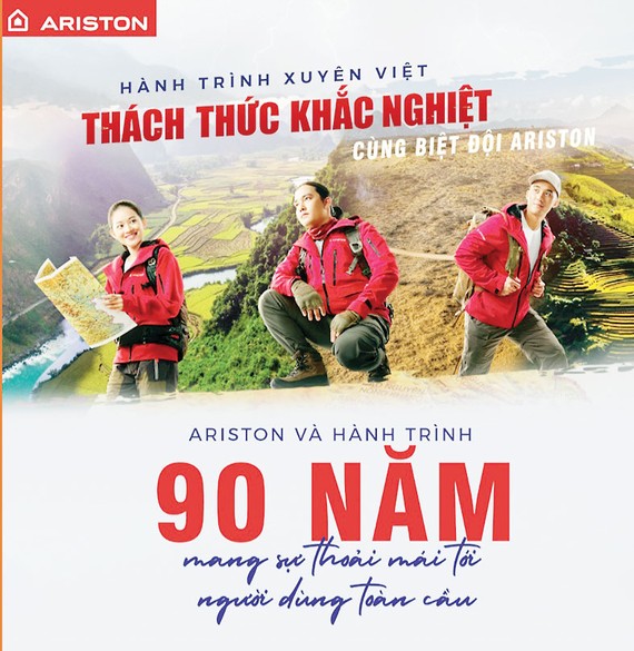 “Hành trình xuyên Việt - Thách thức khắc nghiệt” cùng Biệt đội Ariston